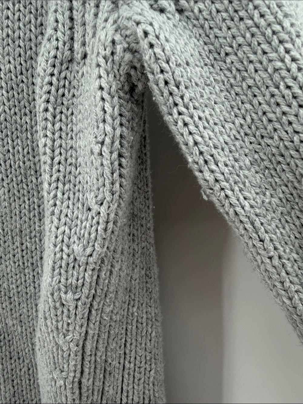 J. Crew Women's 1988 Rollneck™ Sweater in Cotton - Light Gray - Small - Picture 5 of 6